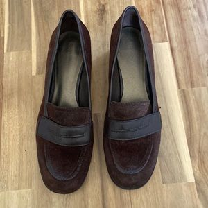 Nine West brow suede leather shoes